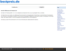 Tablet Screenshot of bestpreis.de